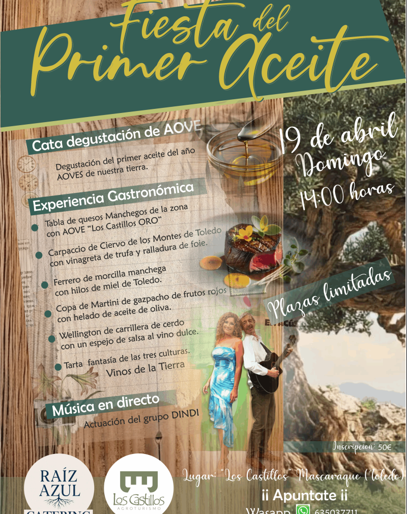 FIESTA DEL PRIMER ACEITE - Los Castillos Agroturismo - Casa Rural en Toledo